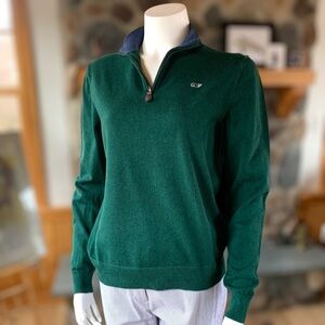 Vineyard Vines all cotton 1/4 zip pullover size small